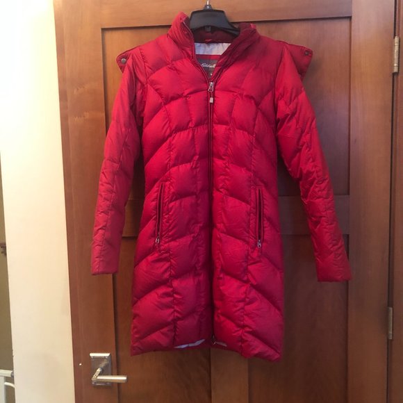 Eddie Bauer Winter Down Parka in Red - Picture 1 of 14
